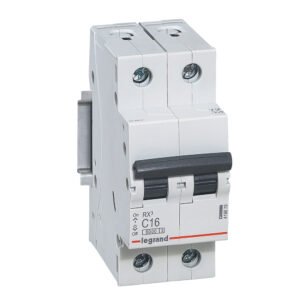 Interruptor automático bifásico 2 x 16A 6kA RX3 419873 Legrand
