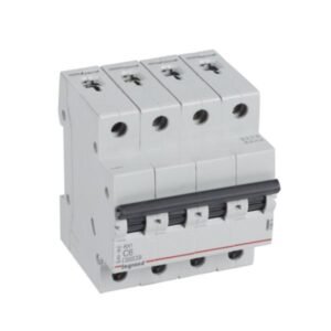 Interruptor automático tetrapolar 4 x 6A 6kA RX3 419914 Legrand