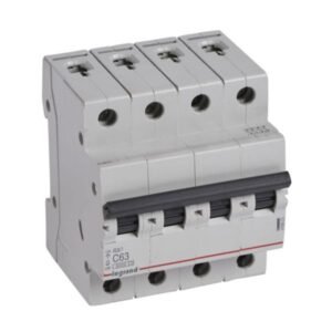 Interruptor automático tetrapolar 4 x 63A 6kA RX3 419923 Legrand