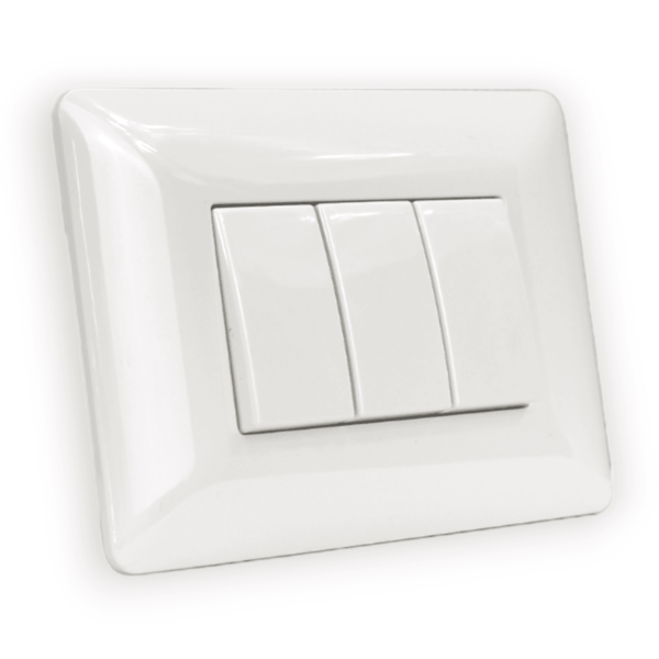 Interruptor 9/32 blanco sobrepuesto Stanford