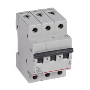 Interruptor automático trifásico 3 x 32A 6kA RX3 419887 Legrand