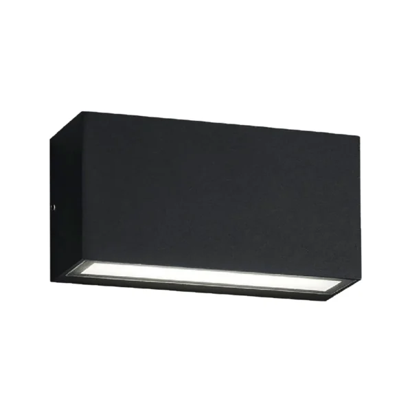 Aplique doble muro rectang. 5 W x 2 (609)