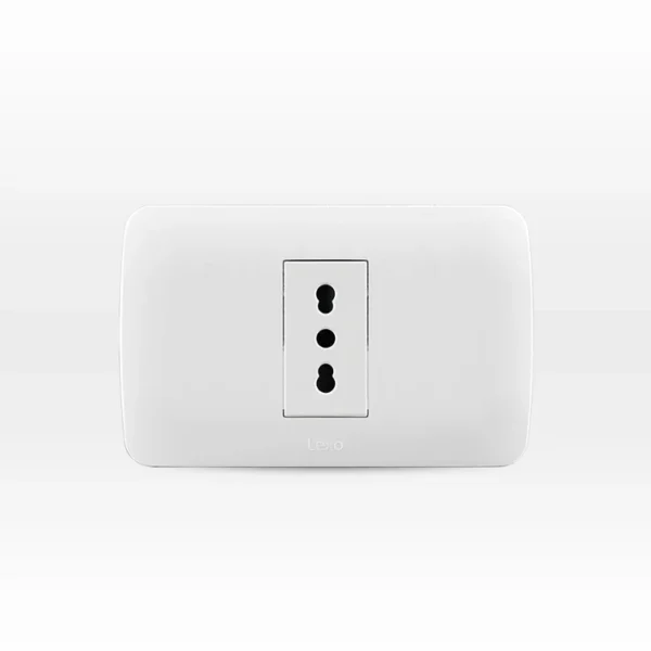 Enchufe Simple 10/16A Blanco Embutido (5380110E)
