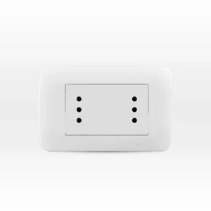Enchufe Duplex 10A Blanco Embutido (58401001)